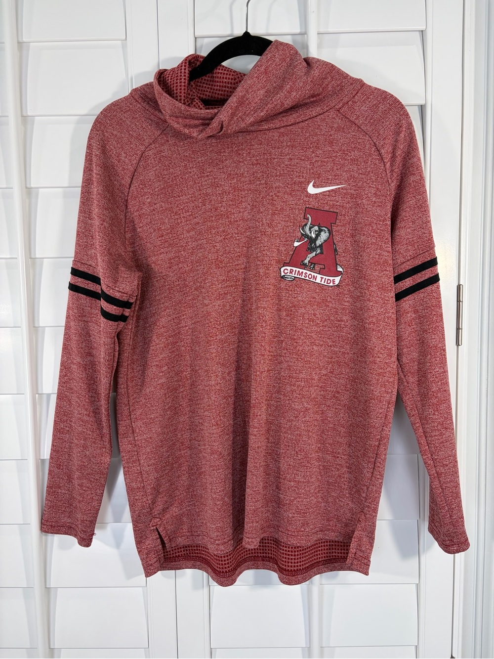 Nike Bama Crimson Tide Heathered Pullover Sweatshirt Hoodie (M)